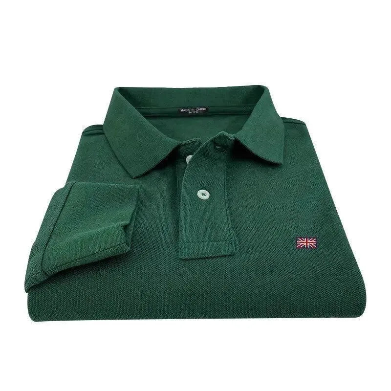 Embroidered Logo Men Polo Shirt-Polo Shirt-LeStyleParfait