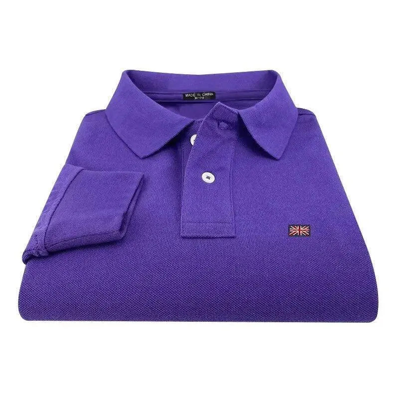 Embroidered Logo Men Polo Shirt-Polo Shirt-LeStyleParfait
