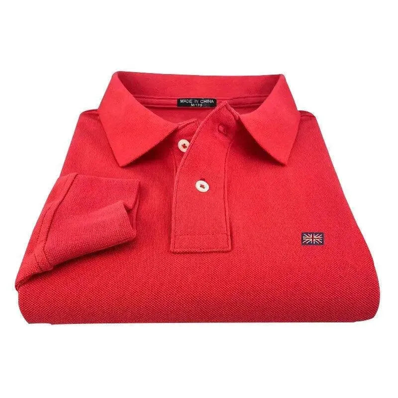 Embroidered Logo Men Polo Shirt-Polo Shirt-LeStyleParfait