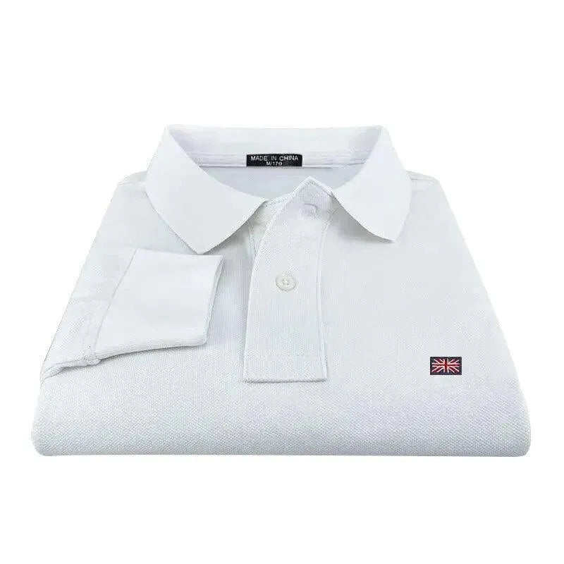 Embroidered Logo Men Polo Shirt-Polo Shirt-LeStyleParfait