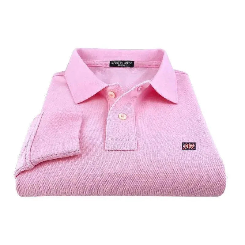 Embroidered Logo Men Polo Shirt-Polo Shirt-LeStyleParfait