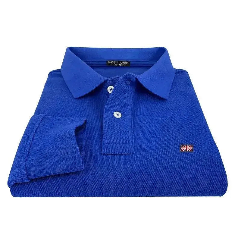 Embroidered Logo Men Polo Shirt-Polo Shirt-LeStyleParfait