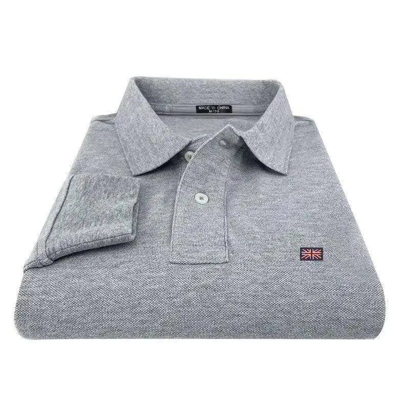 Embroidered Logo Men Polo Shirt-Polo Shirt-LeStyleParfait
