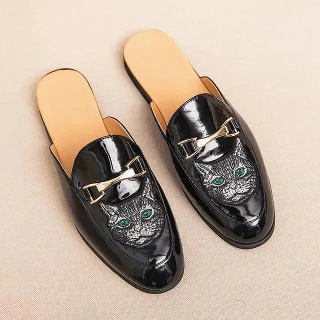 Embroidered Slip On Shoes Sandals - Sandals - LeStyleParfait