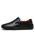 Falcon - Casual Leather Slip-On Shoes - Loafer Shoes - LeStyleParfait