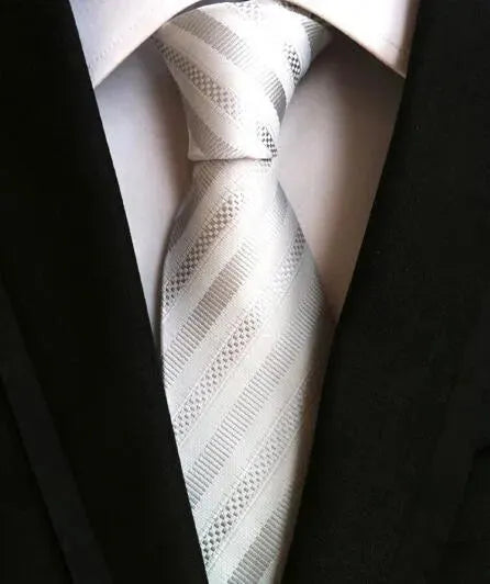 Fashion Striped Silk Neckties For Men - Necktie | LeStyleParfait-Necktie
