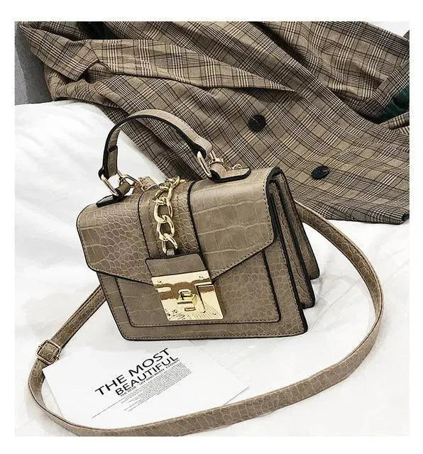 Flap Leather Handbag - Handbag - LeStyleParfait