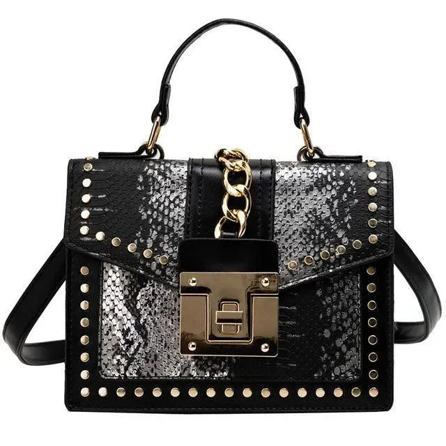 Flap Leather Handbag - Handbag - LeStyleParfait