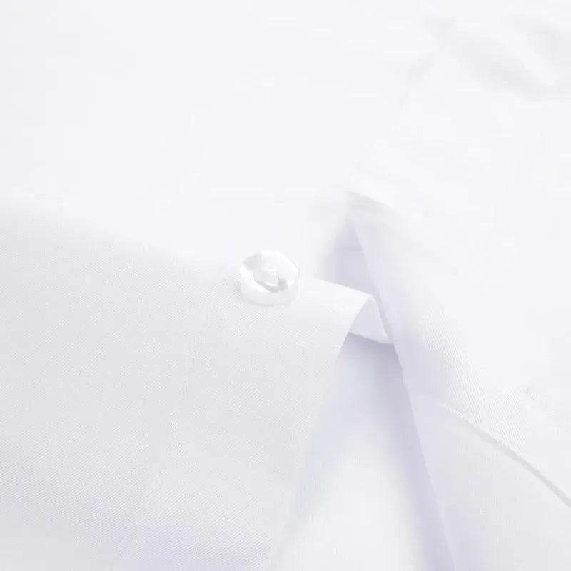 French Square Collar Dress Shirt-Men Shirts-LeStyleParfait