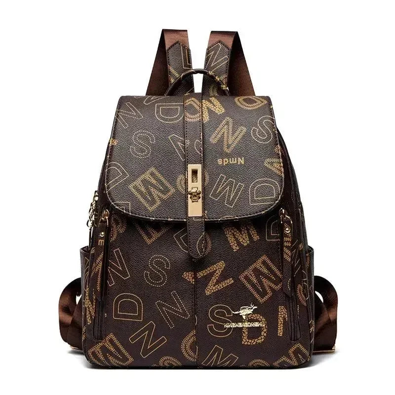 High-Quality Soft Leather Women's Shoulder Backpack - Backpack - LeStyleParfait