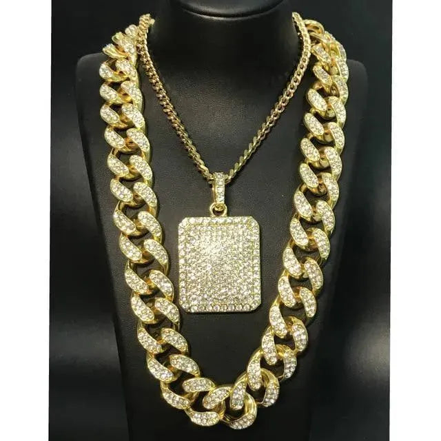 Hip Hop Jewelry Set For Men - Jewelry Set - LeStyleParfait