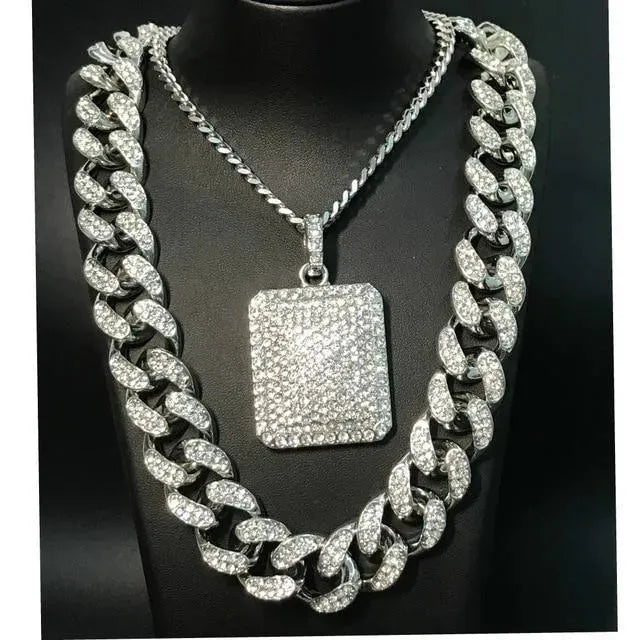 Hip Hop Jewelry Set For Men - Jewelry Set - LeStyleParfait