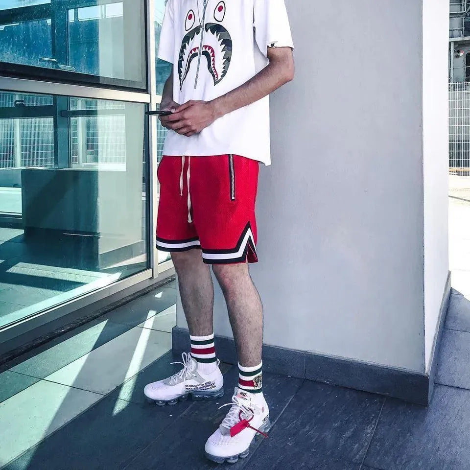 Loose Hip Hop Sports Shorts For Men - Men's Shorts - LeStyleParfait