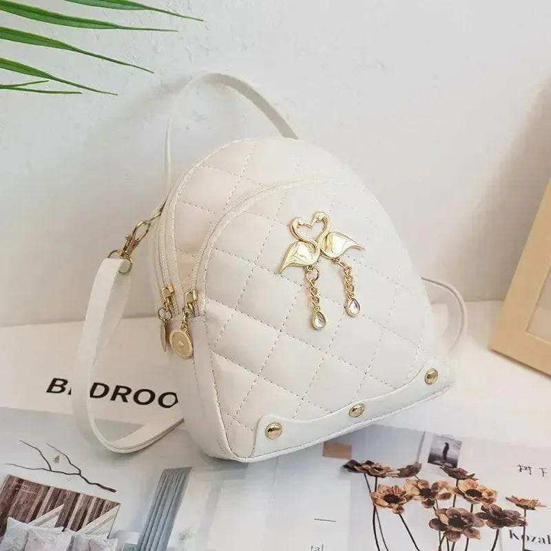 Ins-Style Swan Embroidery Backpack - Backpack - LeStyleParfait