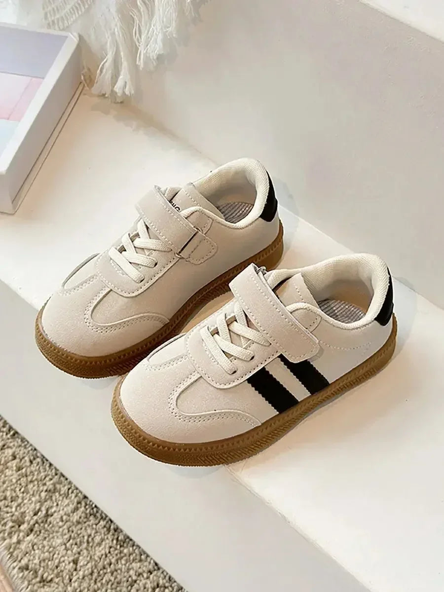 Kids' Sneakers - Court Sneakers - Hook-Loop All-Season Shoes