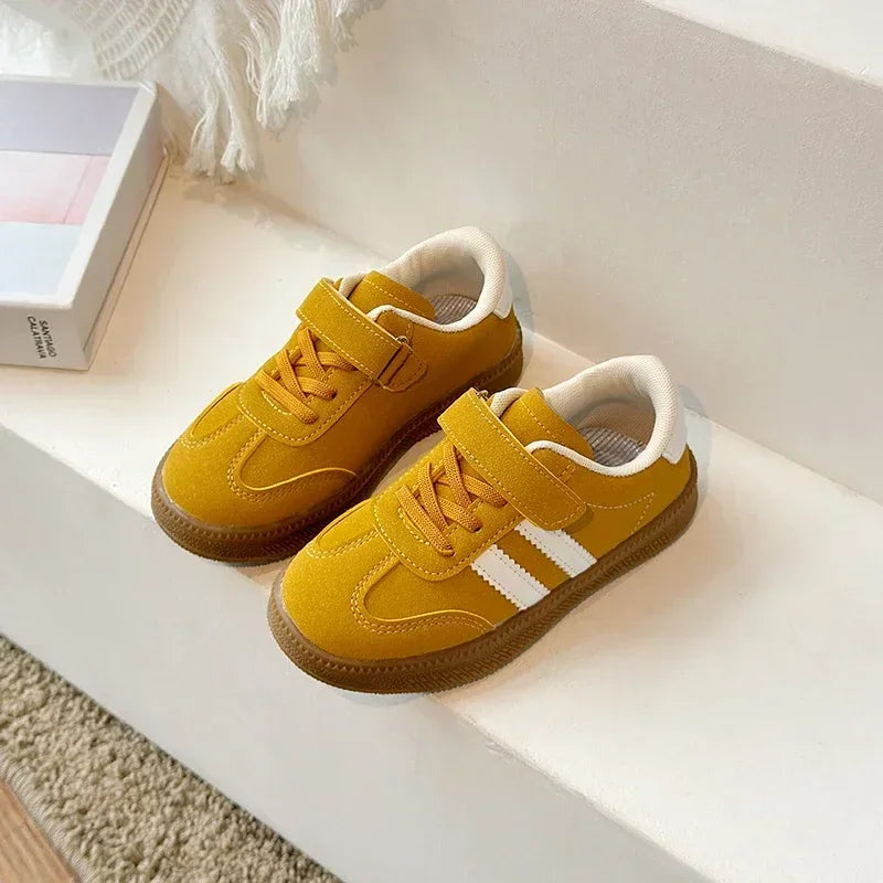 Kids' Sneakers - Court Sneakers - Hook-Loop All-Season Shoes