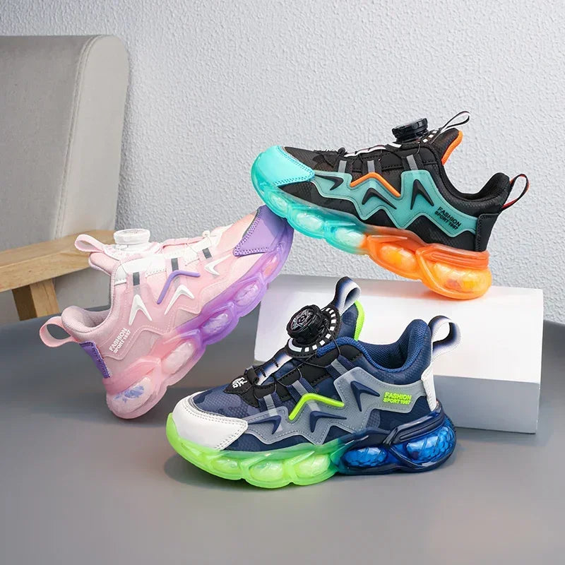Kids' Sneakers - Low-Top Sneakers - Buckles Straps All-Season Shoes