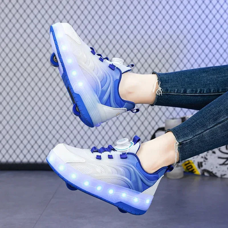 Kids' Sneakers - Low-Top Sneakers - Elastic All-Season Shoes