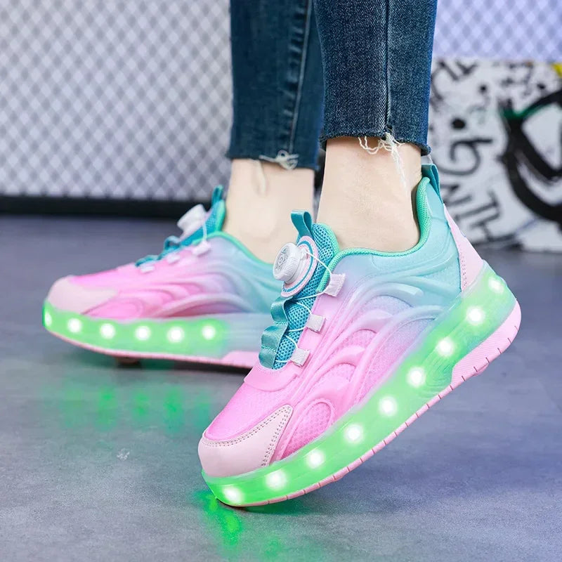 Kids' Sneakers - Low-Top Sneakers - Elastic All-Season Shoes