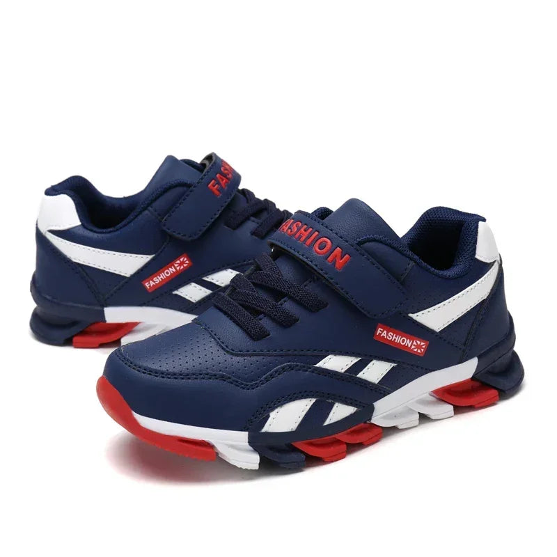 Kids' Sneakers - Low-Top Sneakers - Hook-Loop Velcro Lace-Up All-Season Shoes