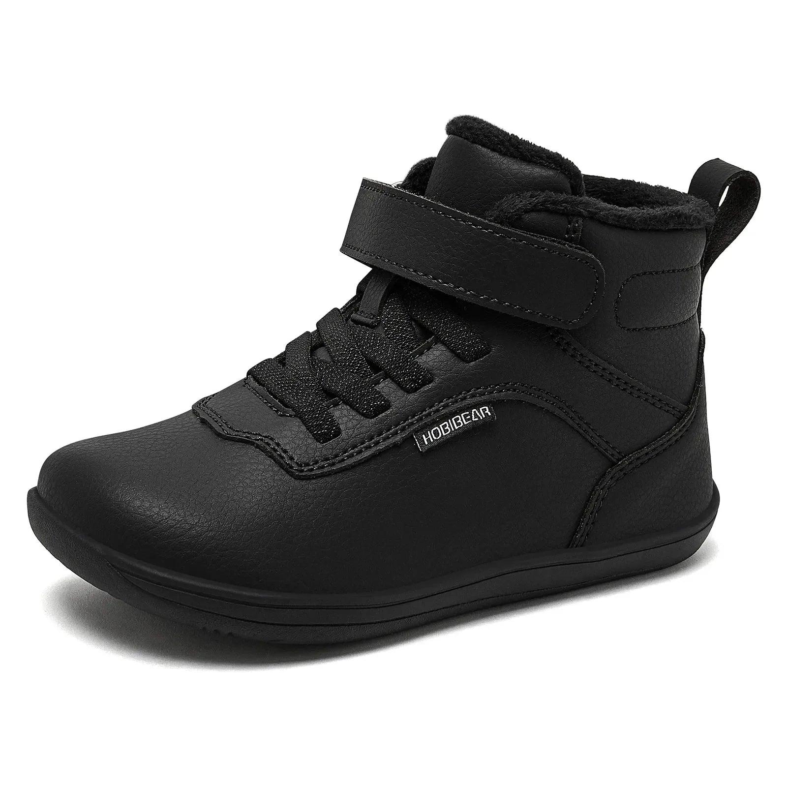 Kids' Sneakers - Mid-Top Kids Ankle Boots Sneakers - Hook-Loop Velcro Winter Sneakers-Sneakers-LeStyleParfait