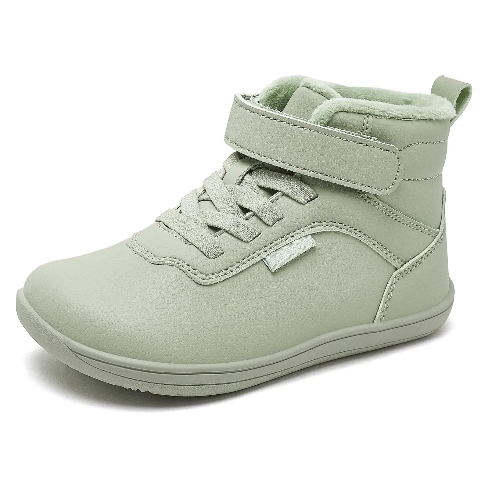 Kids' Sneakers - Mid-Top Kids Ankle Boots Sneakers - Hook-Loop Velcro Winter Sneakers-Sneakers-LeStyleParfait
