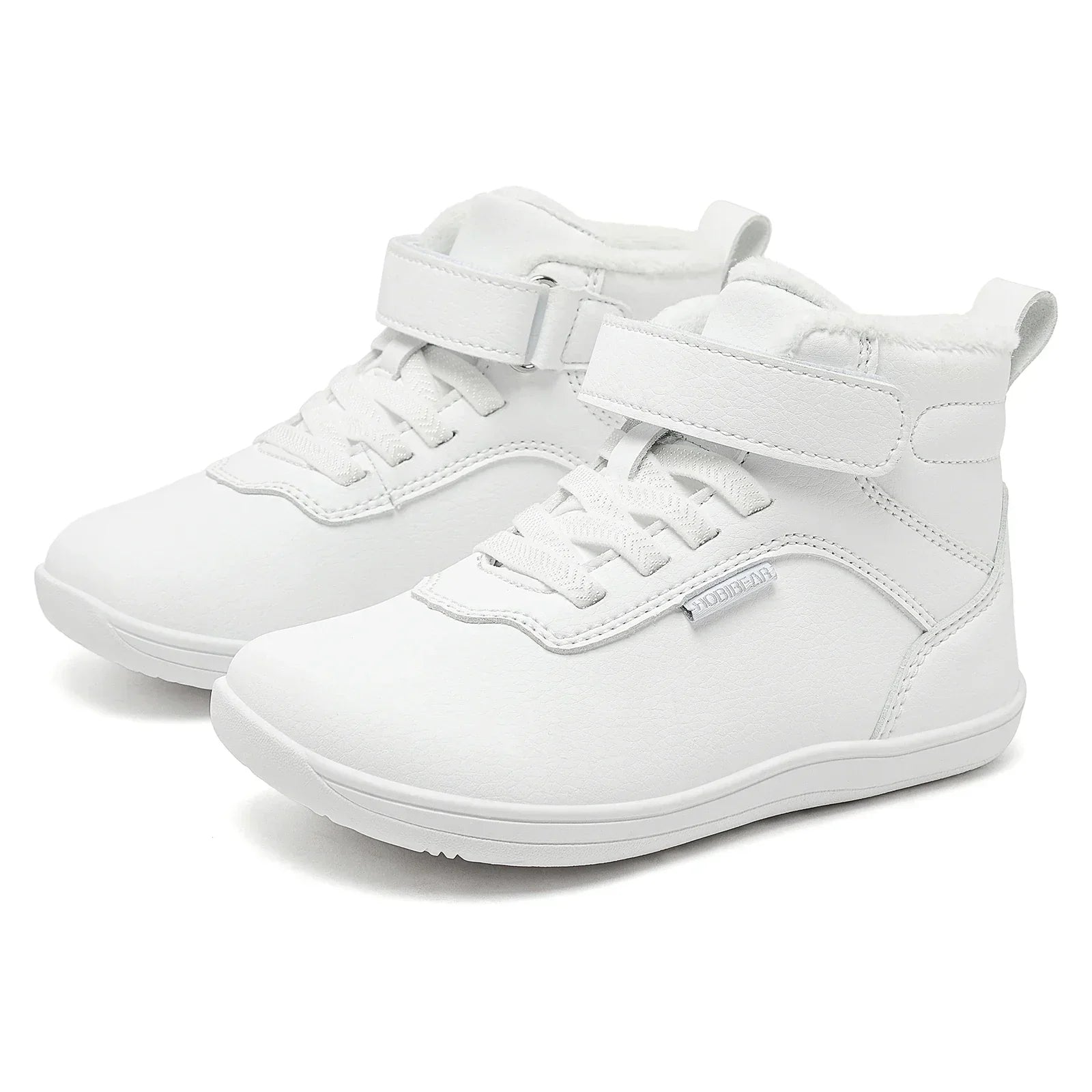 Kids' Sneakers - Mid-Top Kids Ankle Boots Sneakers - Hook-Loop Velcro Winter Sneakers-Sneakers-LeStyleParfait