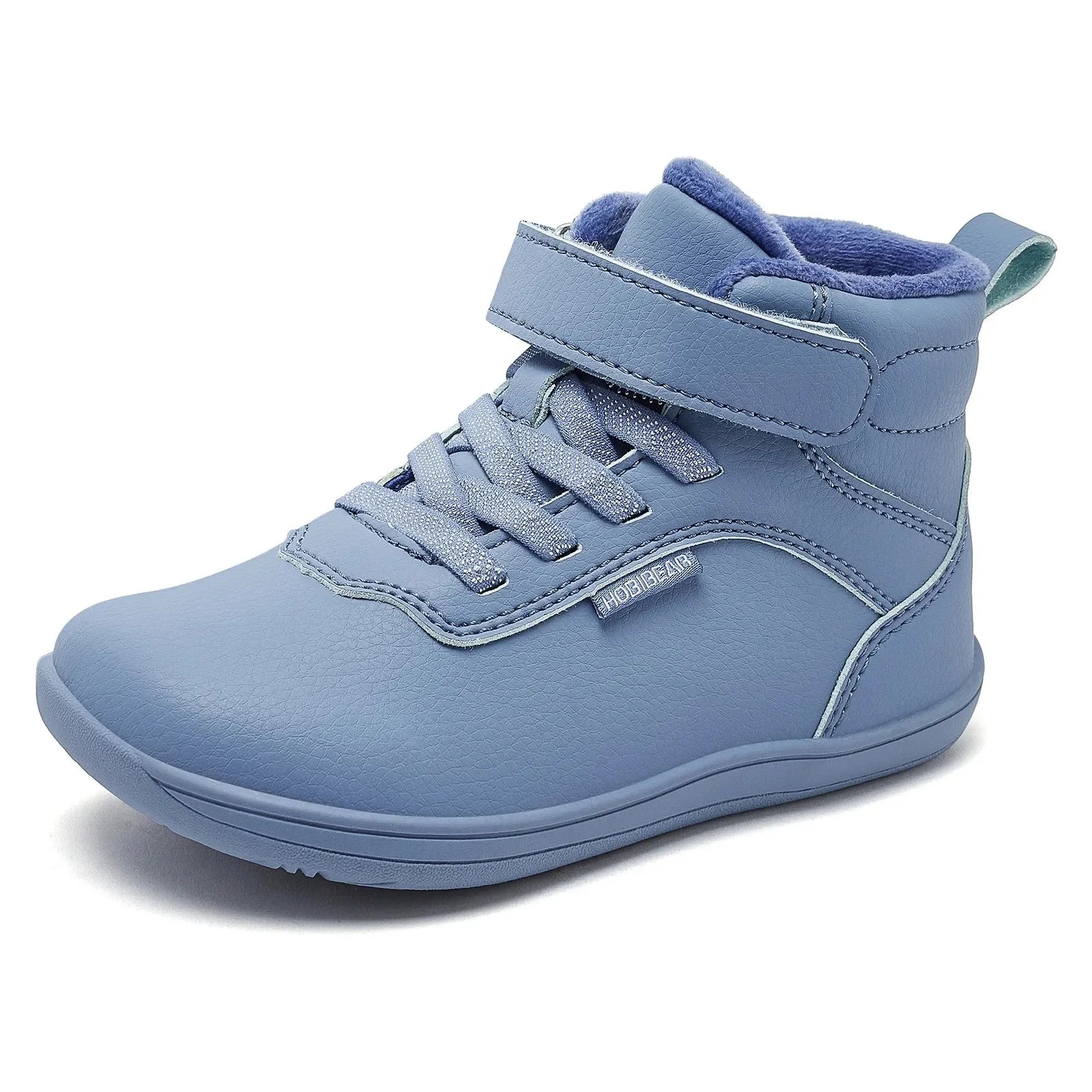 Kids' Sneakers - Mid-Top Kids Ankle Boots Sneakers - Hook-Loop Velcro Winter Sneakers-Sneakers-LeStyleParfait