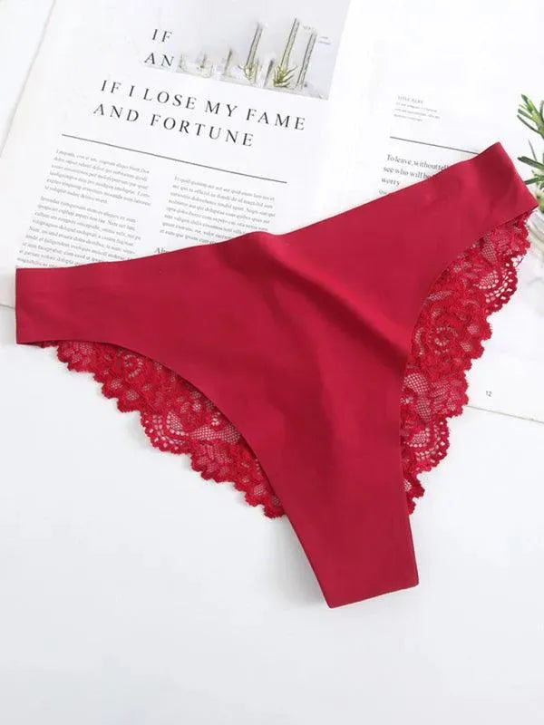 LeStyleParfait Women's Underwear Underwear Slips Plain-Solid-Panties