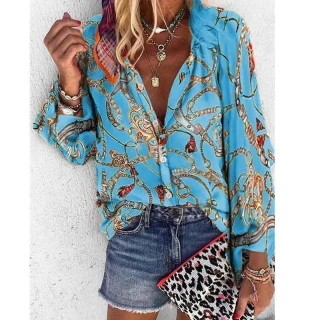Loose Casual Blouses - Women's Shirt - LeStyleParfait
