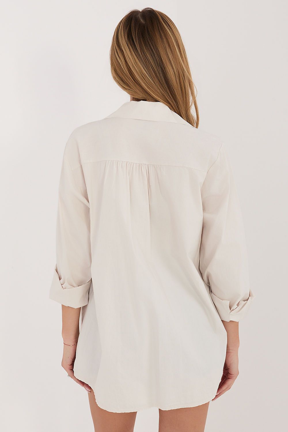 Loose Cotton Casual Women's Shirt-Women's Shirts-LeStyleParfait