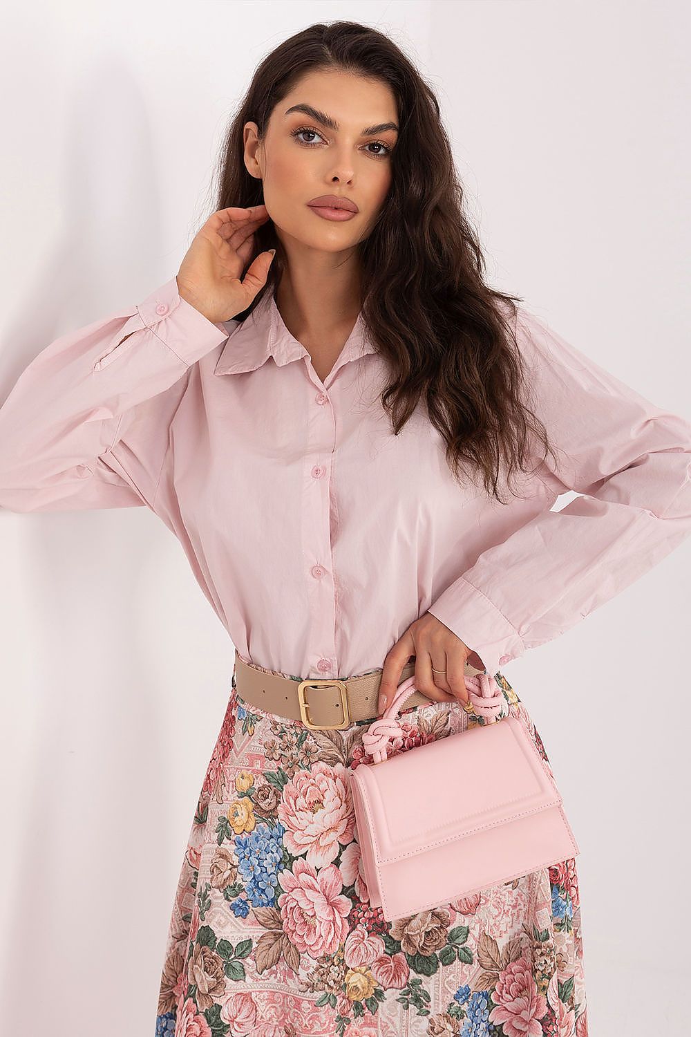 Loose Cotton Casual Women's Shirt-Women's Shirts-LeStyleParfait