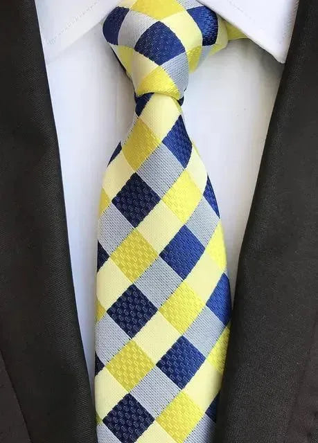 Luxury Silk Necktie, Striped, Plaid - Necktie | LeStyleParfait-Necktie