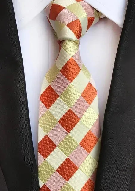 Luxury Silk Necktie, Striped, Plaid - Necktie | LeStyleParfait-Necktie