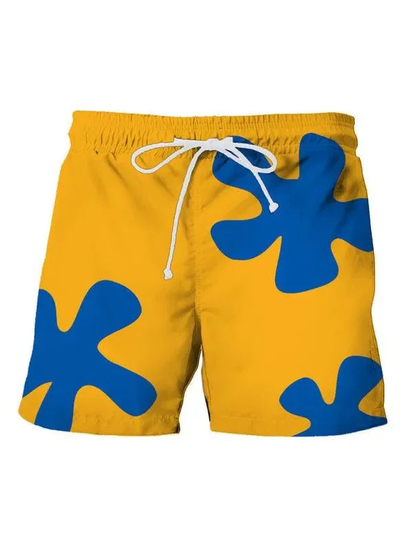 Men Abstract Swim Shorts
