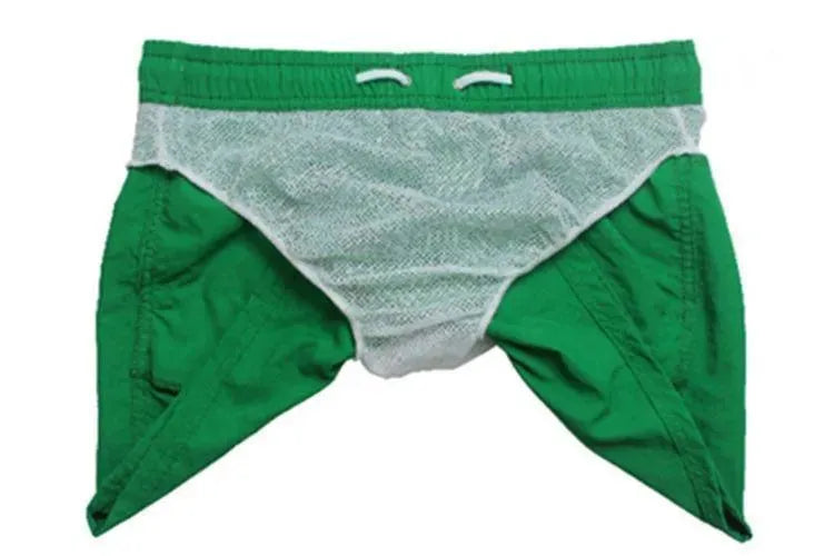 Men Black Minimalist Swim Shorts
