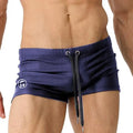 Men Blue Sporty Swim Shorts
