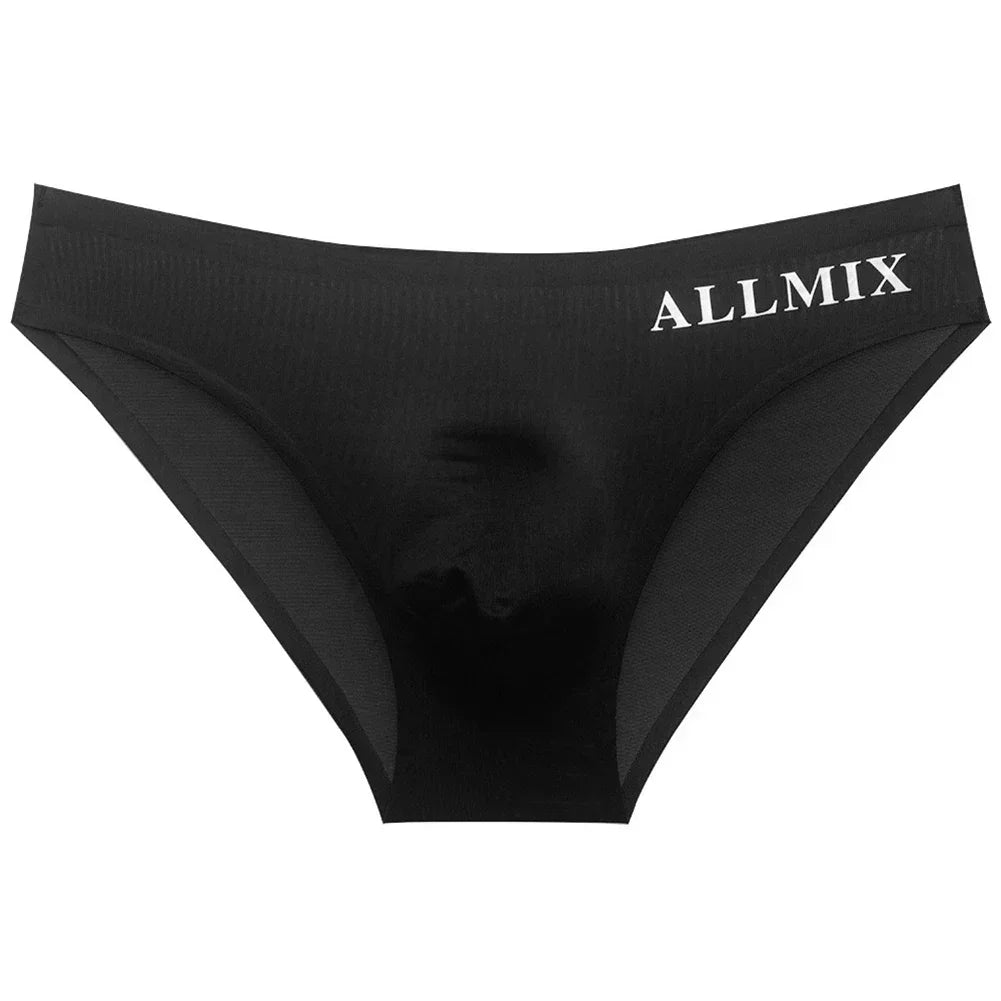 Men Briefs Sexy Soft U Convex Thong Bikini Low Waist Underwear Panties Swimwear Lingerie Classic Basics High Elastic Underpants