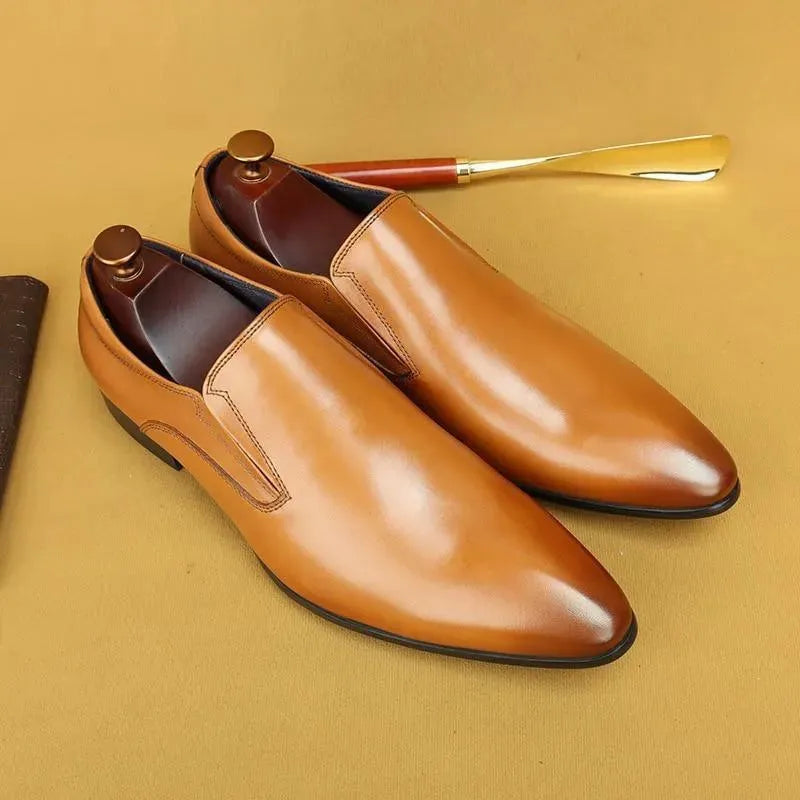 Men Dress Shoes - Valentino Italian Shoes - Dress Shoes - LeStyleParfait