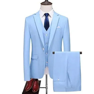 Three Piece Wedding Suit - Three Piece Suit - LeStyleParfait