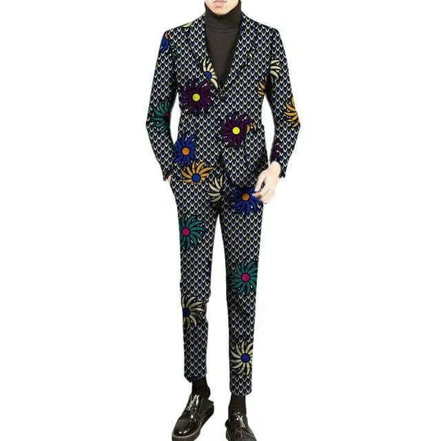 African 2-Button Suit - African Suit - LeStyleParfait