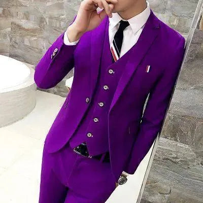 Candy Color Three Piece Suit - Three Piece Suit - LeStyleParfait