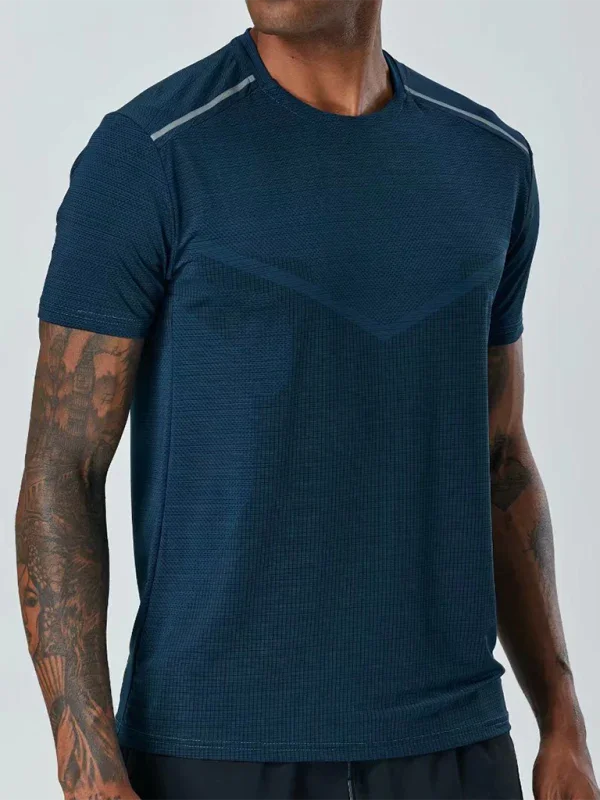 Men Green Performance Sports Tshirt-Men T-Shirt-LeStyleParfait