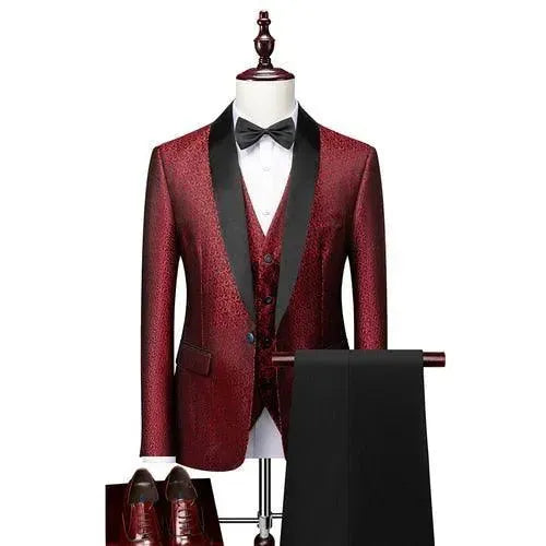 Baldo Tuxedo Suit - Three Piece Suit - Tuxedo Suit - LeStyleParfait