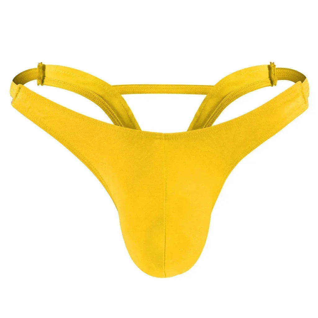 Men Pouch Thong Seamless "V Shape" Jockstrap Underwear Male G Strings Bikini Penis Pouch Tanga Hombre