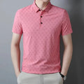 Men Printed Polo Shirt - Short Sleeved-Polo Shirt-LeStyleParfait