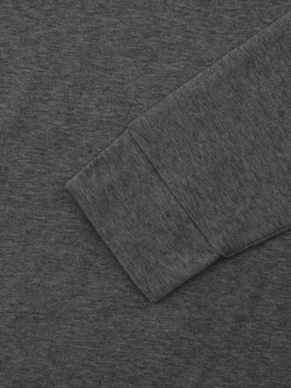 Men Red Turtleneck Long Sleeve Tshirt-Men T-Shirt-LeStyleParfait