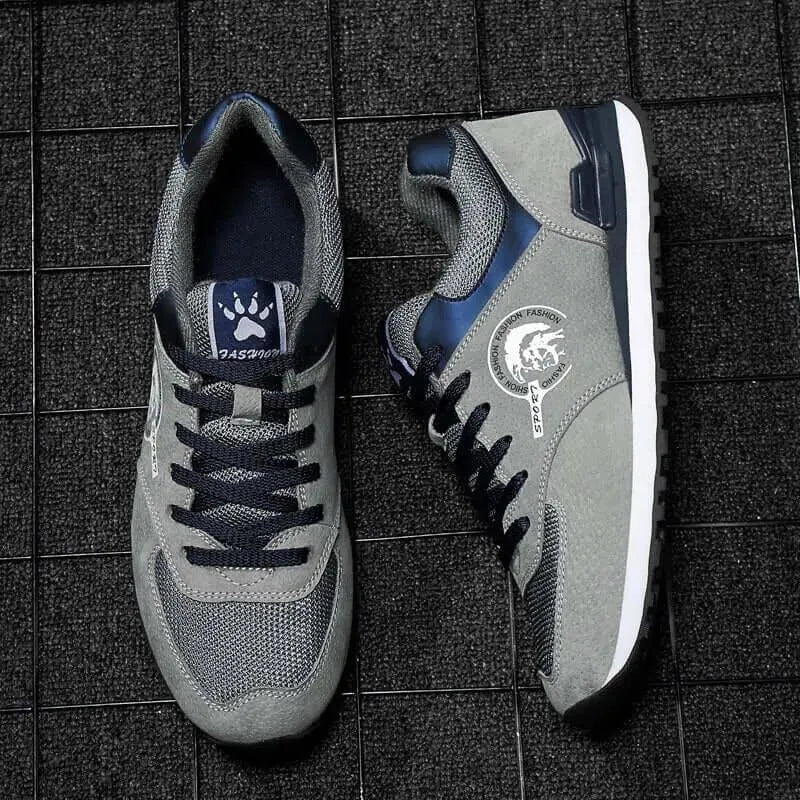Men's Sneakers - Low-Top Sneakers - Lace-Up All-Season Shoes