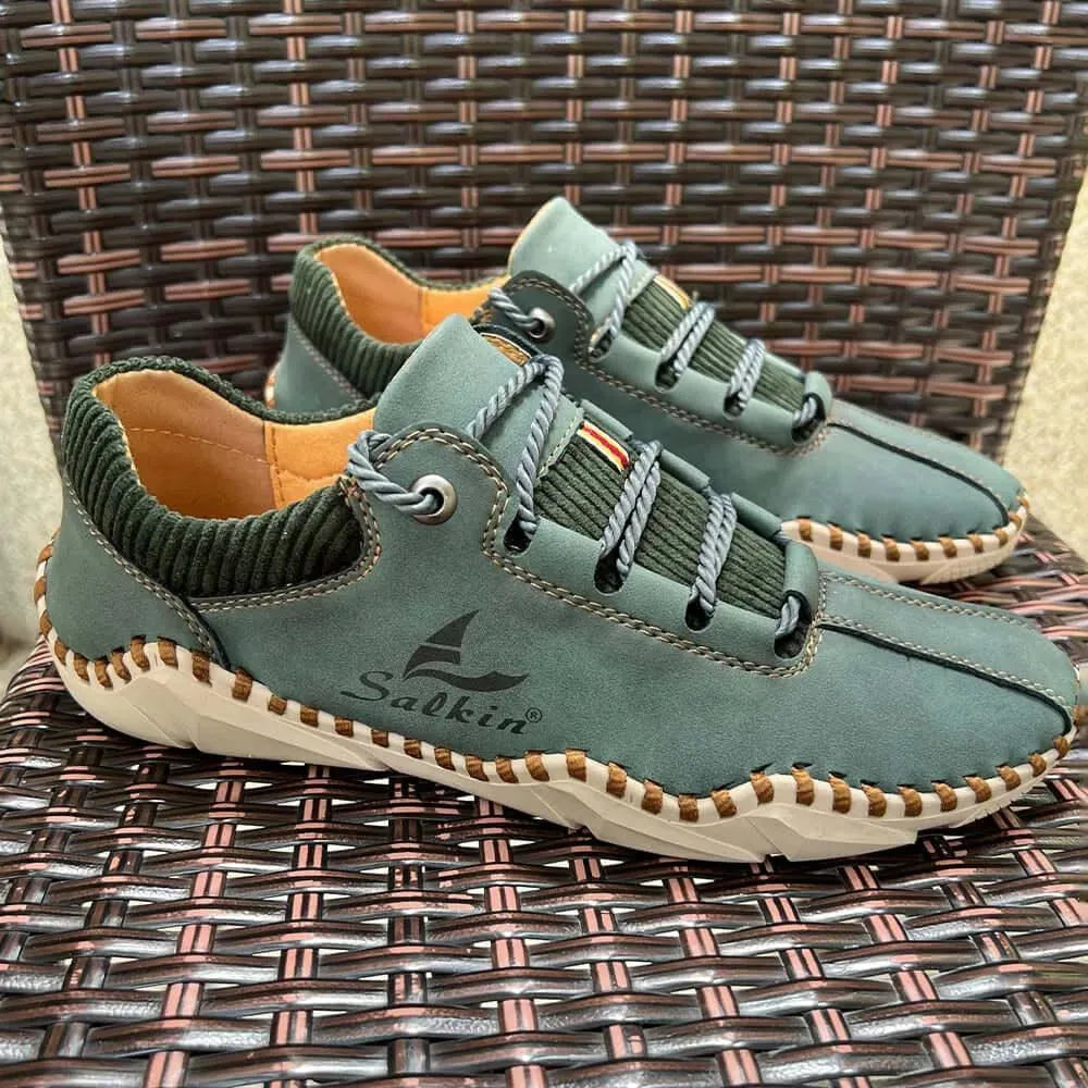 Men's Sneakers - Low-Top Sneakers - Lace-Up All-Season Shoes