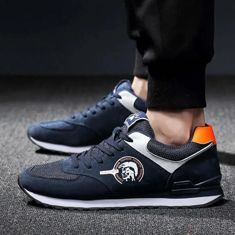 Men's Sneakers - Low-Top Sneakers - Lace-Up All-Season Shoes